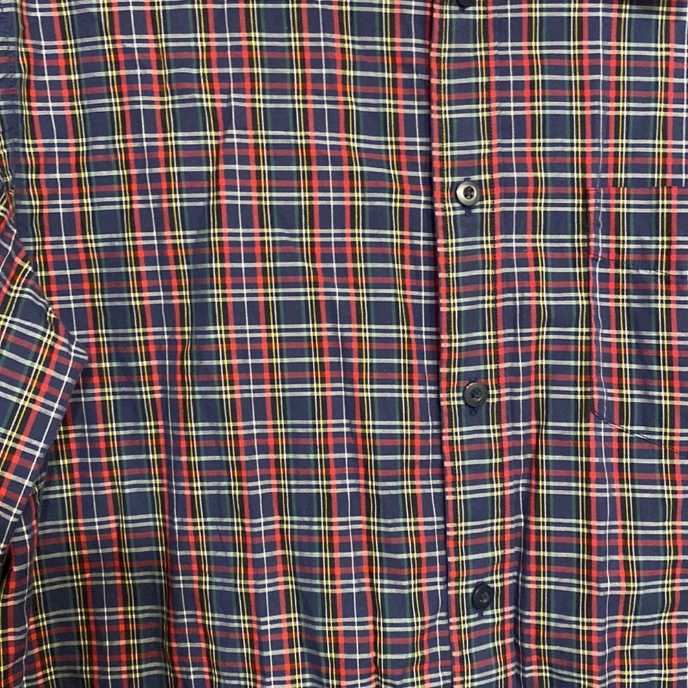 Untuckit Plaid Pattern Button Down Shirt Size Lar… - image 2